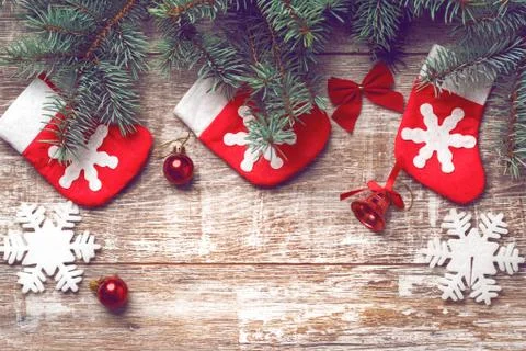 Christmas background 2018 Stock Photos