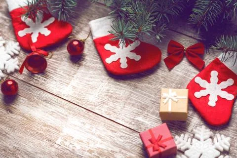Christmas background 2018 Stock Photos