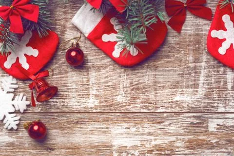Christmas background 2018 Stock Photos