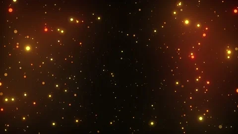 Christmas Background 4K Abstract Shining Gold Particles Animation Stock Footage 144113408