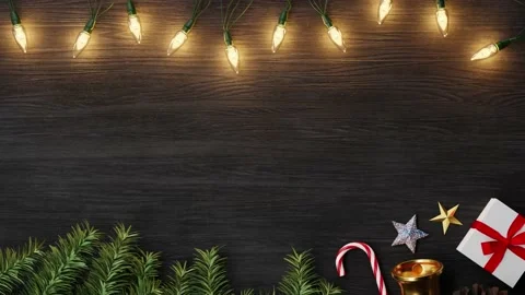 Christmas background and decor with copy space	 Video stock 166271288