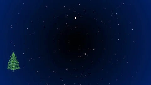 Christmas background Animated tree and fireworks Stock Footage 118439190