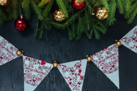 Christmas background. Background to insert text. The new year Stock Photos
