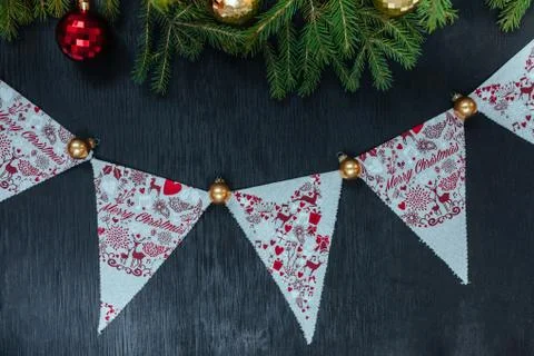 Christmas background. Background to insert text. The new year 2018 Stock Photos