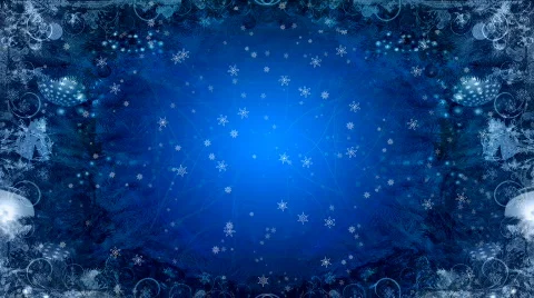 Christmas background blue Stock Footage 517632