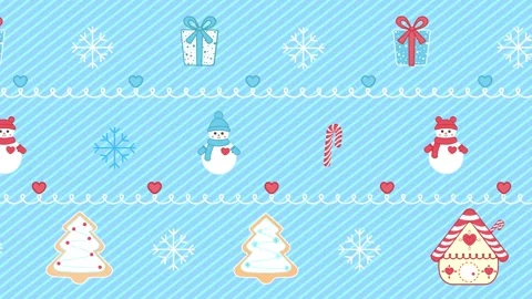 Christmas Background Blue Stock Footage 251432697