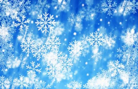 Christmas background blue ice 库存插图