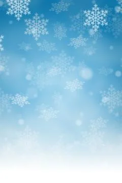 Christmas background blue pattern with copyspace copy space in winter card .. Illustrazione stock