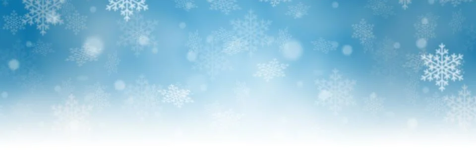 Christmas background blue pattern panorama with copyspace copy space in win.. Illustrazione stock