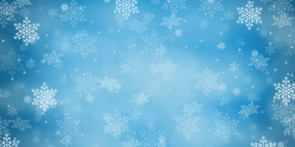 Christmas background blue pattern winter card snow flakes snowflakes wallpa.. Stock Illustration