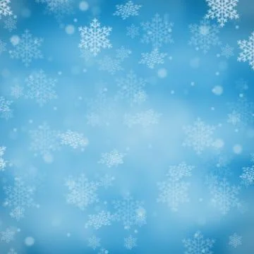 Christmas background blue pattern winter card snow flakes snowflakes wallpa.. Stock Illustration