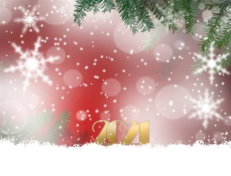 Christmas background with bokeh Stock Illustration