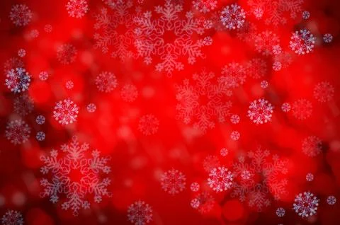 Christmas background with bokeh lights Stock Illustration