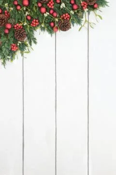 Christmas Background Border Stock Photos