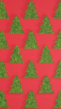 Christmas background with bright pattern Ilustração Stock