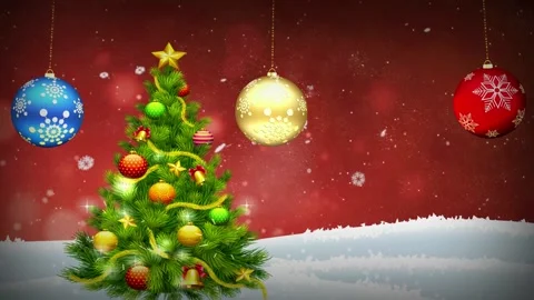 Christmas background. Cartoon. Video stock 137945605