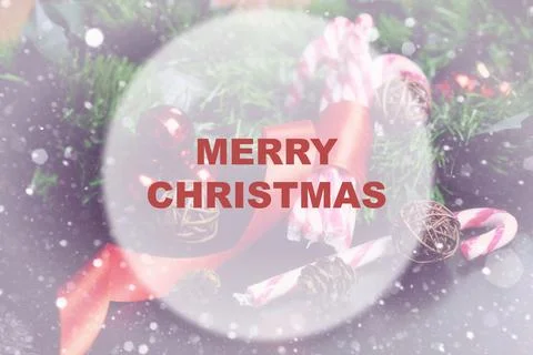 Christmas background circle イラスト素材