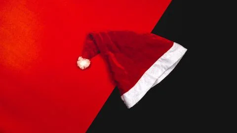 Christmas background concept. Top view of Christmas gift box with spruce br.. 写真素材