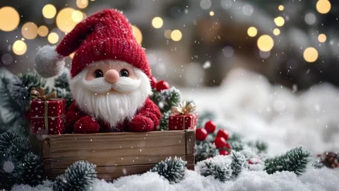 Christmas background with copy space. Stock Footage 288647163