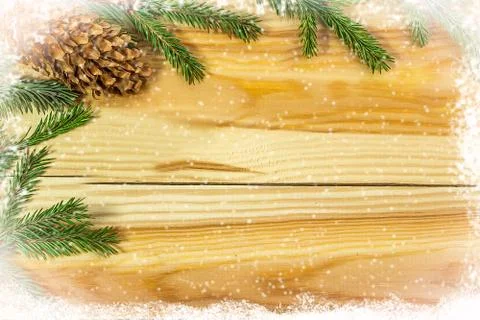 Christmas background. Copy space Stock Photos