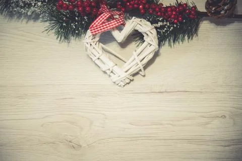 Christmas background with copy space Stock Photos
