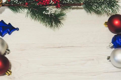 Christmas background with copy space Stock Photos