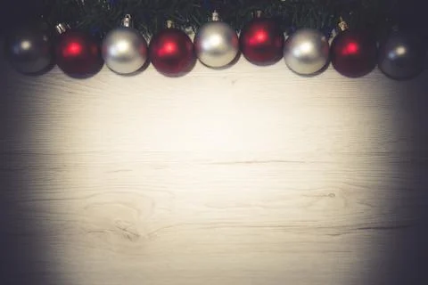Christmas background with copy space Stock Photos