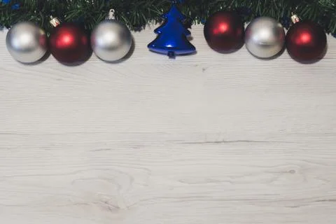 Christmas background with copy space Stock Photos