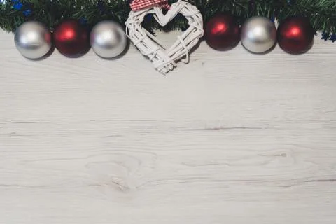 Christmas background with copy space Stock Photos