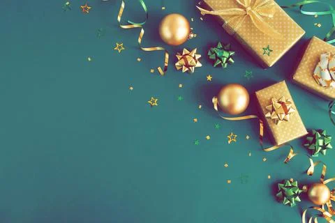 Christmas background with copy space Stock Photos