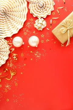 Christmas background with copy space Stock Photos