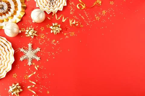 Christmas background with copy space Stock Photos