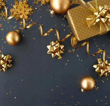Christmas background with copy space Stock Photos