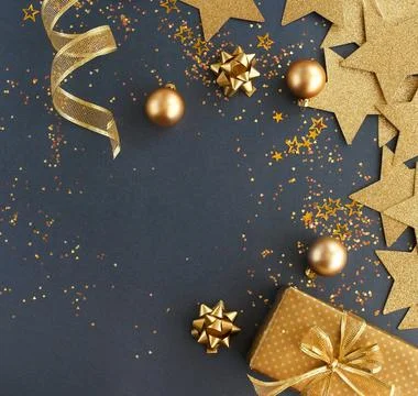 Christmas background with copy space Foto stock