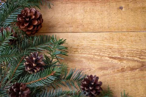 Christmas background with copy space Stock Photos