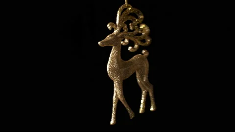 Christmas background, decor, attributes, on a black background. New Year's toy Stock Footage 144467418
