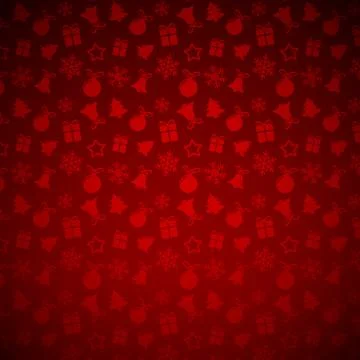 Christmas background with decoration pattern Stock Illustration