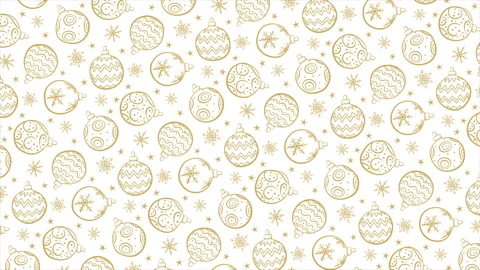 Christmas background with decorations on a seamless loop Stock Footage 321551309