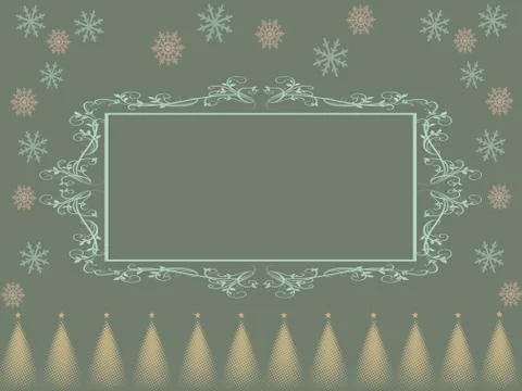 Christmas background empty Stock Illustration