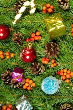 Christmas background. Eve framework Stock Photos