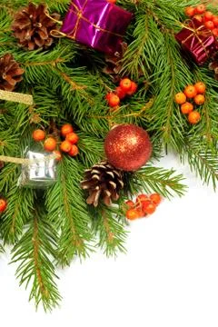 Christmas background. Eve framework Stock Photos