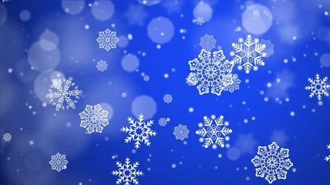 Christmas background with falling snowflakes Stock Footage 162553158