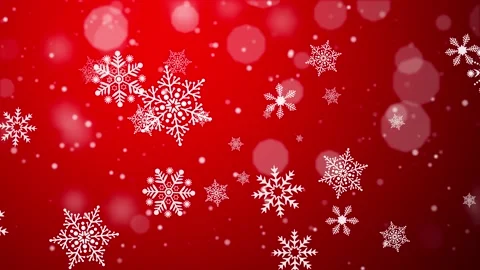 Christmas background with falling snowflakes Stock Footage 162553593