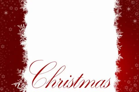 Christmas Background featuring Snowflakes with copy space Stock Illustration