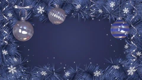 Christmas background with festive decorations Stock Footage 259501665
