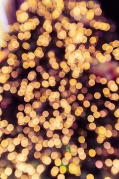 Christmas background. Festive elegant abstract background with bokeh lights a Foto stock