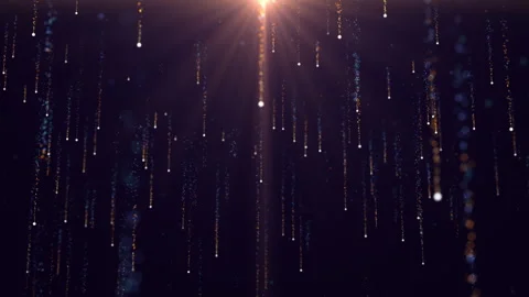 Christmas background with flowing light particles Stock Footage 286241140