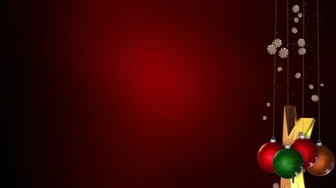 Christmas background Stock Footage