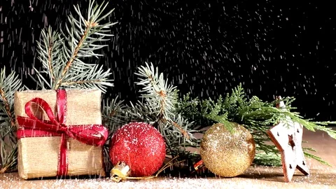 Christmas background Stock Footage 118001411