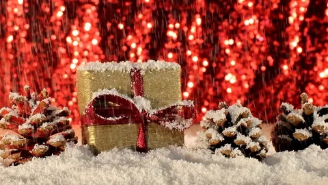 Christmas background Stock Footage 118001899